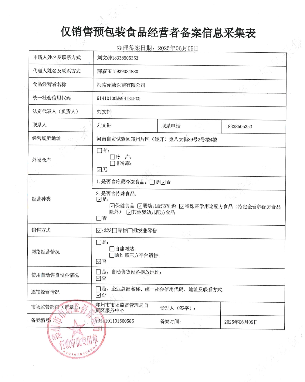 1食品经营许可证